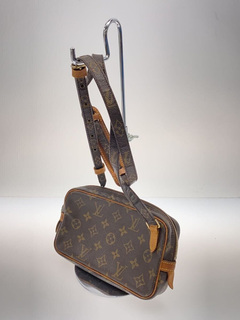 Louis Vuitton Brown Monogram Canvas Marly Pochette Bandouliere Brown